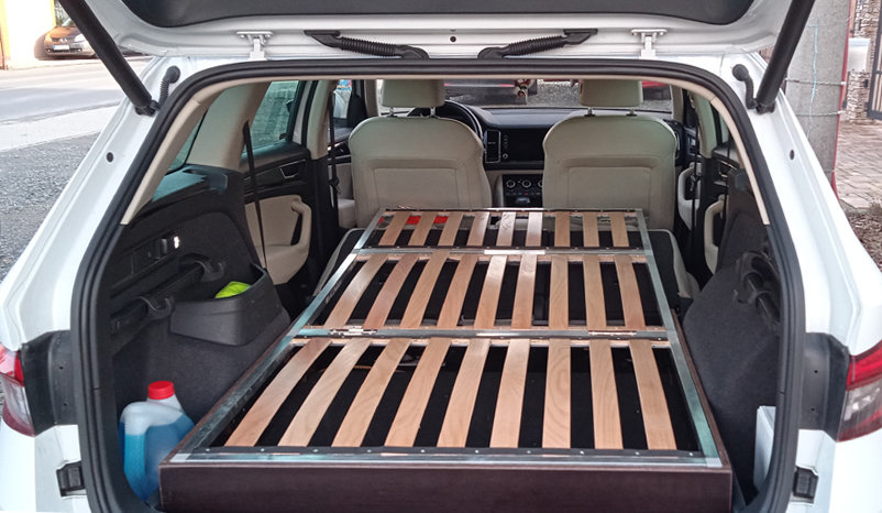 Pronájem spací vestavby - Škoda Kodiaq