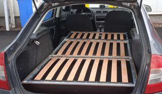 Pronájem spací vestavby - Škoda Octavia 2